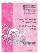 Hymns For Thanksgiving by Larson Lloyd for SATB