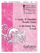 Hymns For Thanksgiving by Larson Lloyd for SAB and Piano