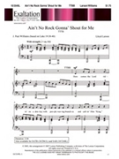 Ain't No Rock Gonna' Shout For Me by Larson Lloyd - Williams J Paul - for TTBB