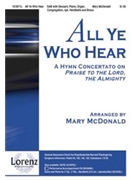All Ye Who Hear by McDonald Mary for SAB and Piano