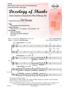 Doxology of Thanks by OLD HUNDREDTH - Drennan Patti - Ken and Drennan for SATB and Piano