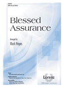 Blessed Assurance by Knapp Phoebe Palmer - Hayes Mark - Fanny J. Crosfor SATB and Piano