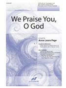 We Praise You O God by - Page Anna Laura - for SATB and Piano
