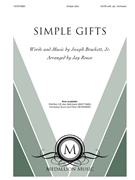 Simple Gifts by Brackett Jr Joseph - Rouse Jay - for SATB and Piano