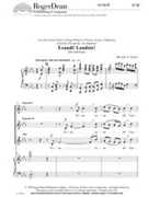 Exaudi Laudate by Patton Beverly for SSA