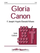 Gloria Canon by Haydn Joseph - Moore D - for SAB and Piano