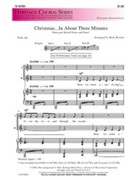 Christmas In About 3 Minutes by Weston Mark - Weston Mark - for 3-Part Mixed