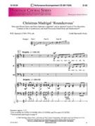 Christmas Madrigal Roundezvous by Spevacek Linda for 3-Part Mixed