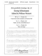 Und Ob Ich Schon Wanderte in Finstren Tal by Schumann Georg Alfred for SATB divisi a cappella