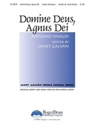 Domine Deus Agnus Dei by Vivaldi Antonio Lucio - Galvan Janet - for Unison
