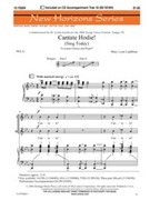 Cantate Hodie by Lightfoot Mary Lynn for 2-Part