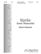 Kyrie from "Memorial" by Clausen Rene for SATB
