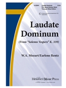 Laudate Dominum by Mozart Wolfgang Amadeus - Rentz Earlene - for 3-Part Mixed