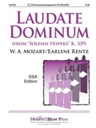 Laudate Dominum by Mozart Wolfgang Amadeus - Rentz Earlene - for SSA