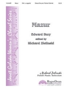 Mazur by Bury Edward - Zielinski Richard - for SSA