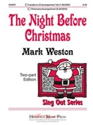 Night Before Christmas by Weston Mark for 2-Part