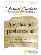 Angelus Ad Pastores Ait by Zuccante Mauro for SATB a cappella
