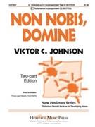 Non Nobis Domine by Johnson Victor C for 2-Part