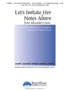 Let's Imitate Her Notes Above by Handel George Frideric - Page Nick - for SA