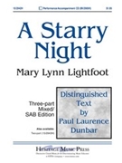 Starry Night by Lightfoot Mary Lynn for SAB