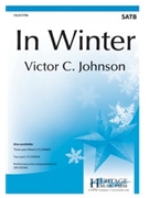 In Winter by Johnson Victor C for SATB and Piano