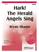 Hark The Herald Angels Sing by Sharpe Bryan for SATB and Piano