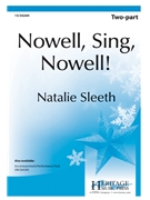 Nowell Sing Nowell by Sleeth Natalie - Weston Mark - for 2-Part