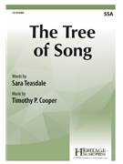 Tree of Song by Cooper Timothy P Sara Teasdale for SSA and Piano