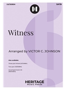Witness by - Johnson Victor C - for SATB and Piano (Trad Spiritual)