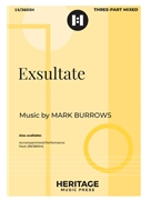 Exsultate by Burrows Mark for 3-Part Mixed and Piano