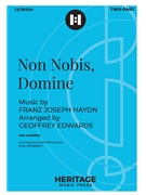 Non Nobis Domine by Haydn Joseph - Edwards Geoffrey - for 2-Part