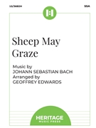 Sheep May Graze by Bach Johann Sebastian - Edwards Geoffrey - for SSA and Piano