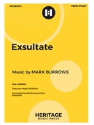 Exsultate by Burrows Mark for 2-Part and Piano
