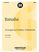 Banaha by Congolese Folk Song - Robinson Russell L - for SAB and Piano (with Conga drums)