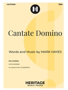 Cantate Domino by Hayes Mark for SSA and Piano