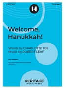 Welcome Hanukkah by Leaf Robert Lee Charlotte for 2-Part and Piano