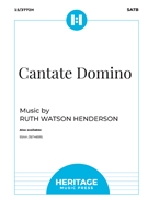 Cantate Domino by Henderson Ruth Watson for SATB Solo Piano and Trumpet