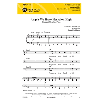 Angels We Have Heard on High