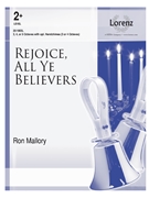 Rejoice All Ye Believers by - Mallory Ron - for Handbells 3-5 Octave (HAF TRONES LAMPA FAR)