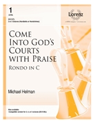 Come Into God's Courts with Praise by Helman Michael for Handbells 2-3 Octave