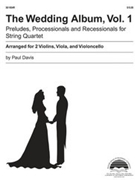 Wedding Album Volume 1 by - Davis P - for Str Quartet