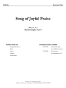 Song Of Joyful Praise by Mayo Becki Slagle for Instrumental Parts