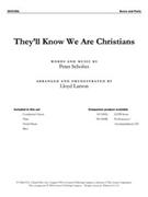They'll Know We Are Christians by Scholtes Peter - Larson Lloyd - for Instrumental Parts