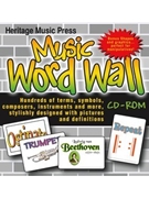 Music Word Wall by Kropff Kris for CD-ROM