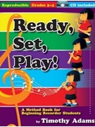 Ready Set Play by Adams Tim for Recorder T (Bk/acc-only Cd/repro)