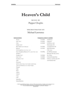Heaven's Child by Choplin Pepper for Full Score (Score Only)