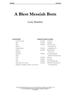 Blest Messiah Born by Shackley Larry - Larry Shackley - for Full Score (Score Only)