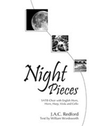 Night Pieces by Redford J A C for SATB