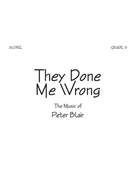 They Done Me Wrong - Score by Blair Peter for Cond Score