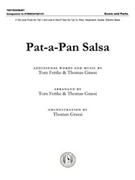 Pat-a-pan Salsa by - Fettke and Grassi - for Instrumental Parts